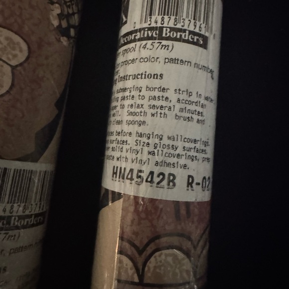 Vintage: NEW Two Rolls of York Prepasted Decorative Border HN4542B R-02 - Picture 7 of 11